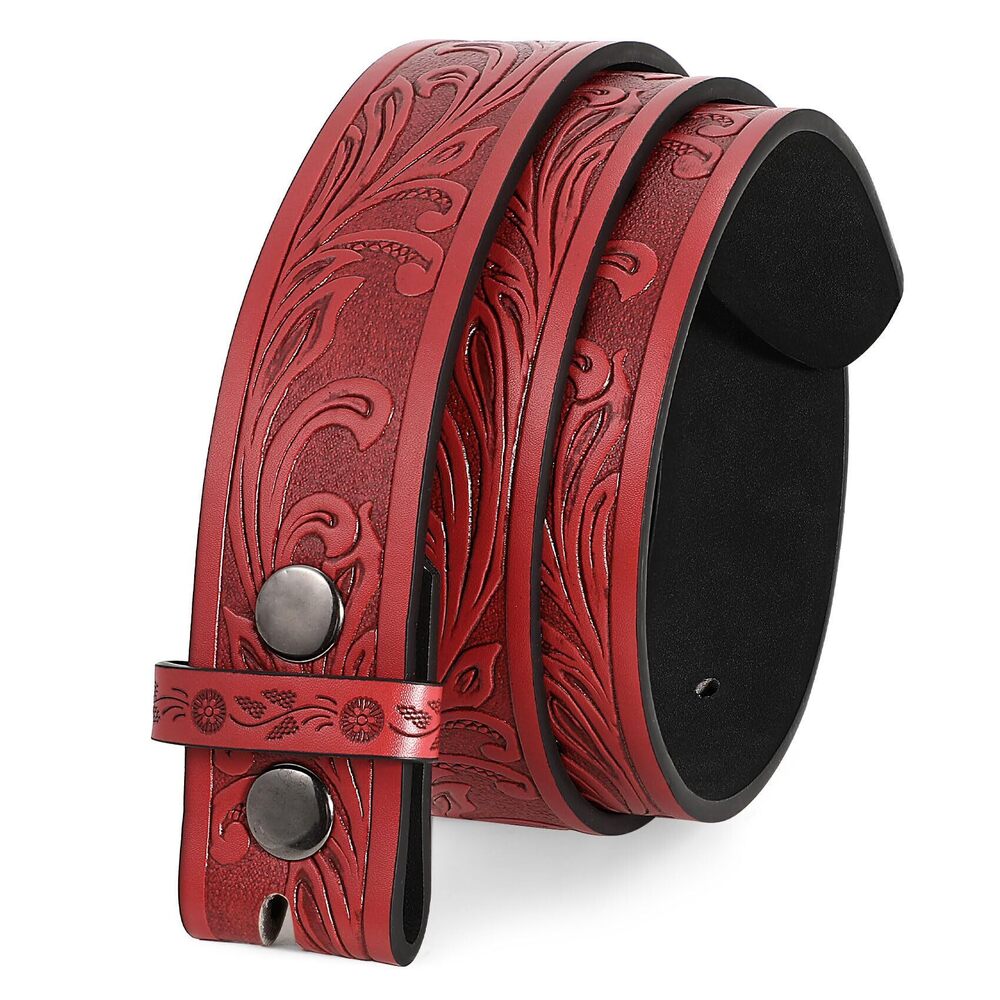 9917 Men Women Western Belt Strap Without Buckle 1.5" Wide Cowboy Cowgirl